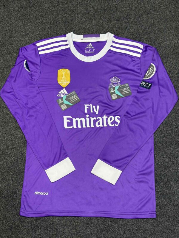📣 Real Madrid Away 17 18 Retro Jersey Full Sleeve  BD Premium✅