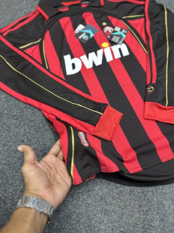 AC Milan home 2006/07 Long sleeve Authentic Retro - Image 4