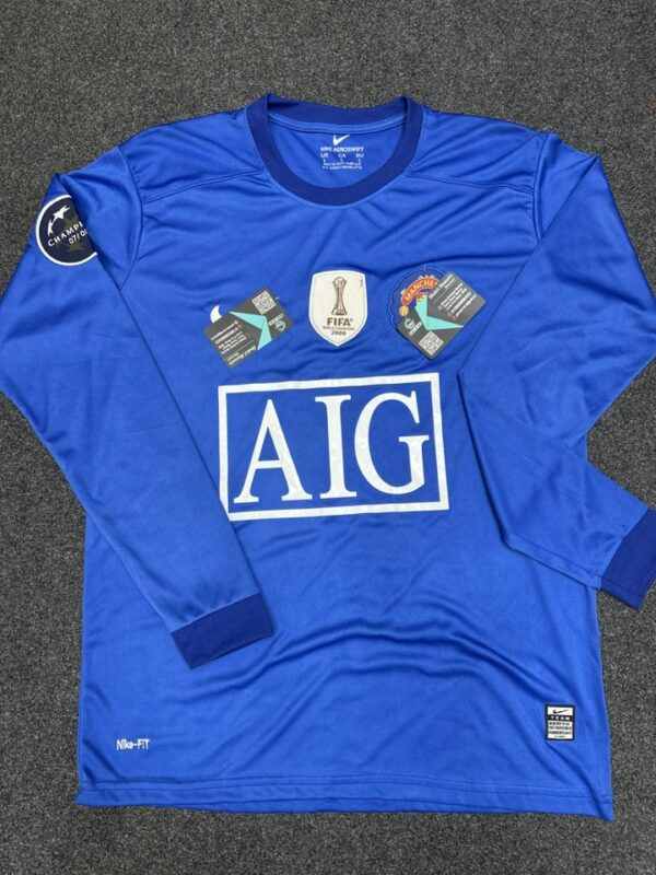 📣MANCHESTER UNITED THIRD 2007/08 Retro Jersey Full Sleeve  BD Premium✅