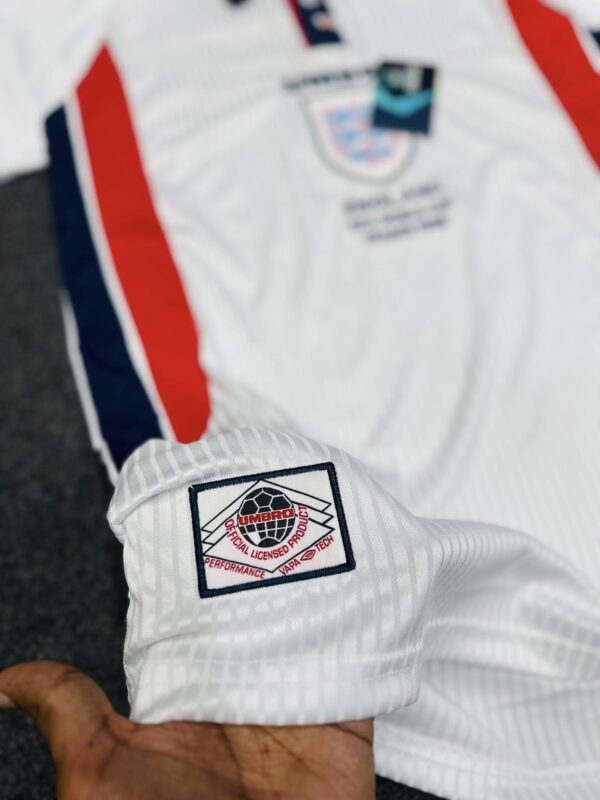 📣England World Cup Retro Jersey – 1998 BD Premium✅ - Image 4