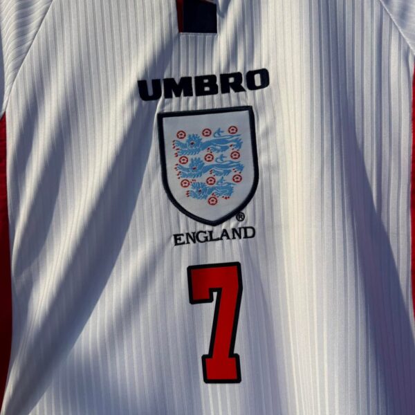 📣England World Cup Retro Jersey – 1998 - Image 2